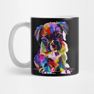 Puppy Colorful Pop Art Design Dog Lover Gift Idea Mug